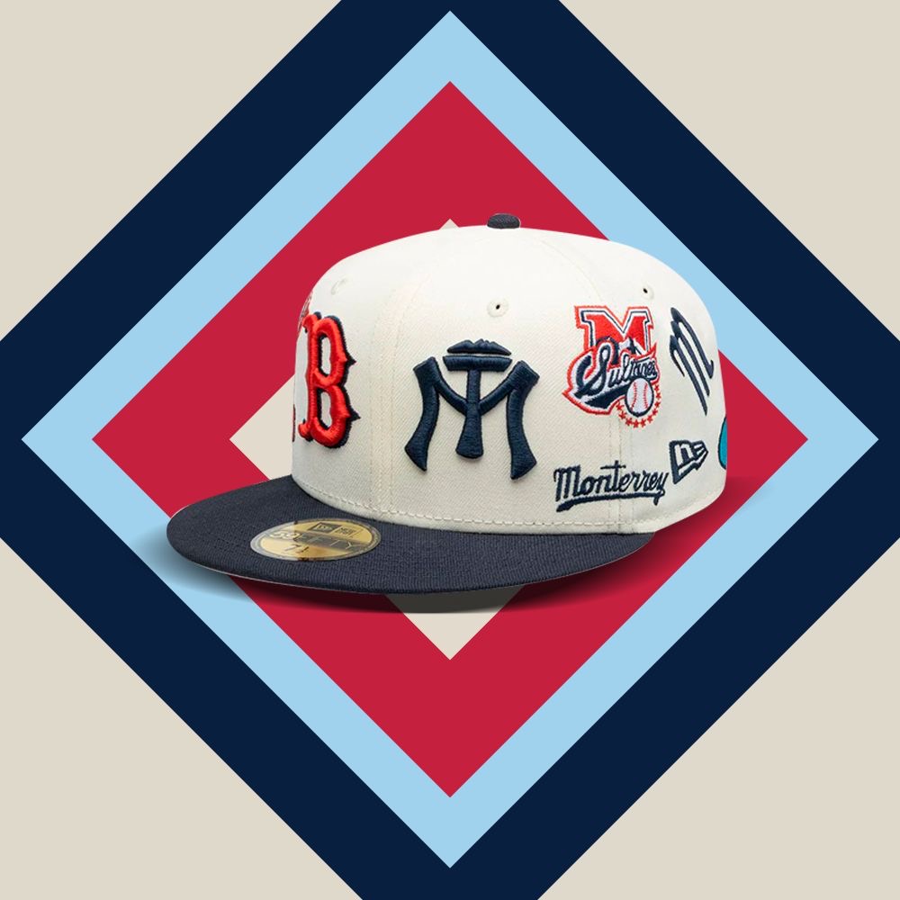 image Gorra Boston Red Sox VS Sultanes de Monterrey All Over Logo 59FIFTY Cerrada